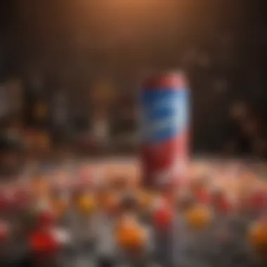 Psychology of Soda Consumption An infographic illustrating the psychological effects of soda consumption on gamers.