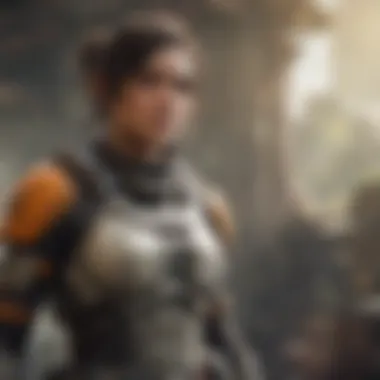 Immersive Apex Legends Gameplay on Elite PC Setup Illustration showcasing Apex Legends gameplay on a high-performance PC setup