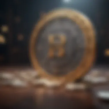 Cryptic Algorithm Illustration Mysterious digital code
