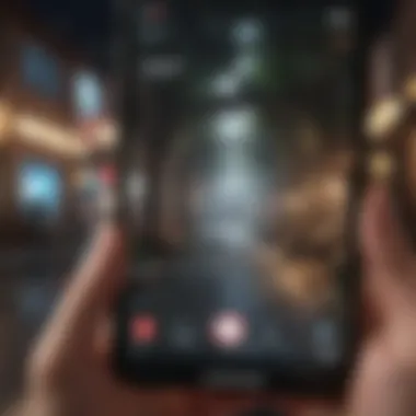 User Engagement in Mobile Games A detailed infographic depicting user engagement strategies in mobile gaming.