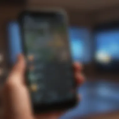 VPN Interface for Enhanced Gameplay Visual representation of a VPN interface aiding in location masking