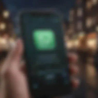 WhatsApp Successfully Installed on iPhone Illustration of WhatsApp successfully installed on iPhone